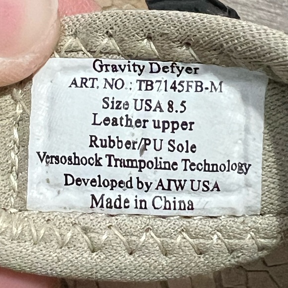 GDEFY Slip on Summer Shoes Hook and Loop Sandles Size 8.5 - Picture 6 of 7